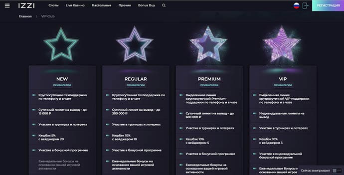 Играть в казино Izzi с бонусом